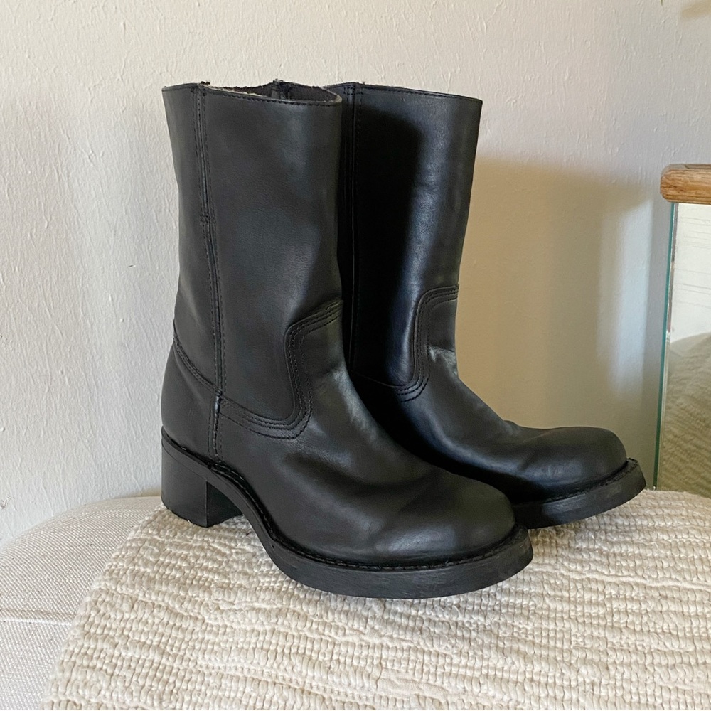 Black Frye Campus Boots